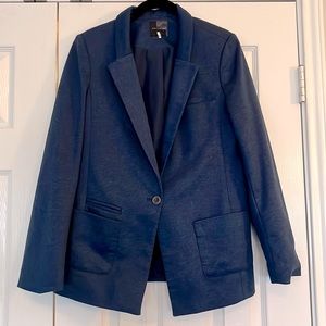The Limited Bright Blue Blazer with Single Button Detail